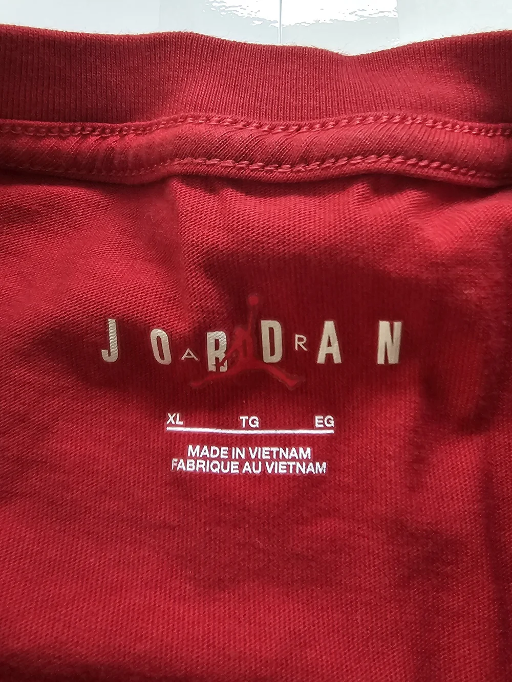 Jordan red tee